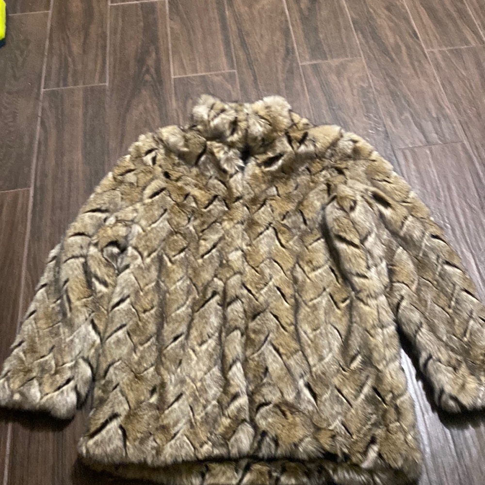 Sharon Young faux fur coat